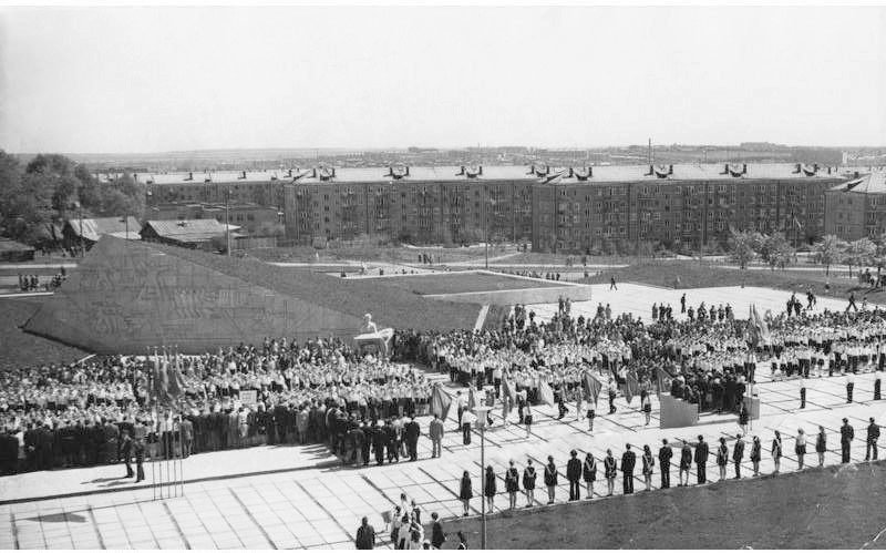 Открытие Дворца пионеров. 1974 г.