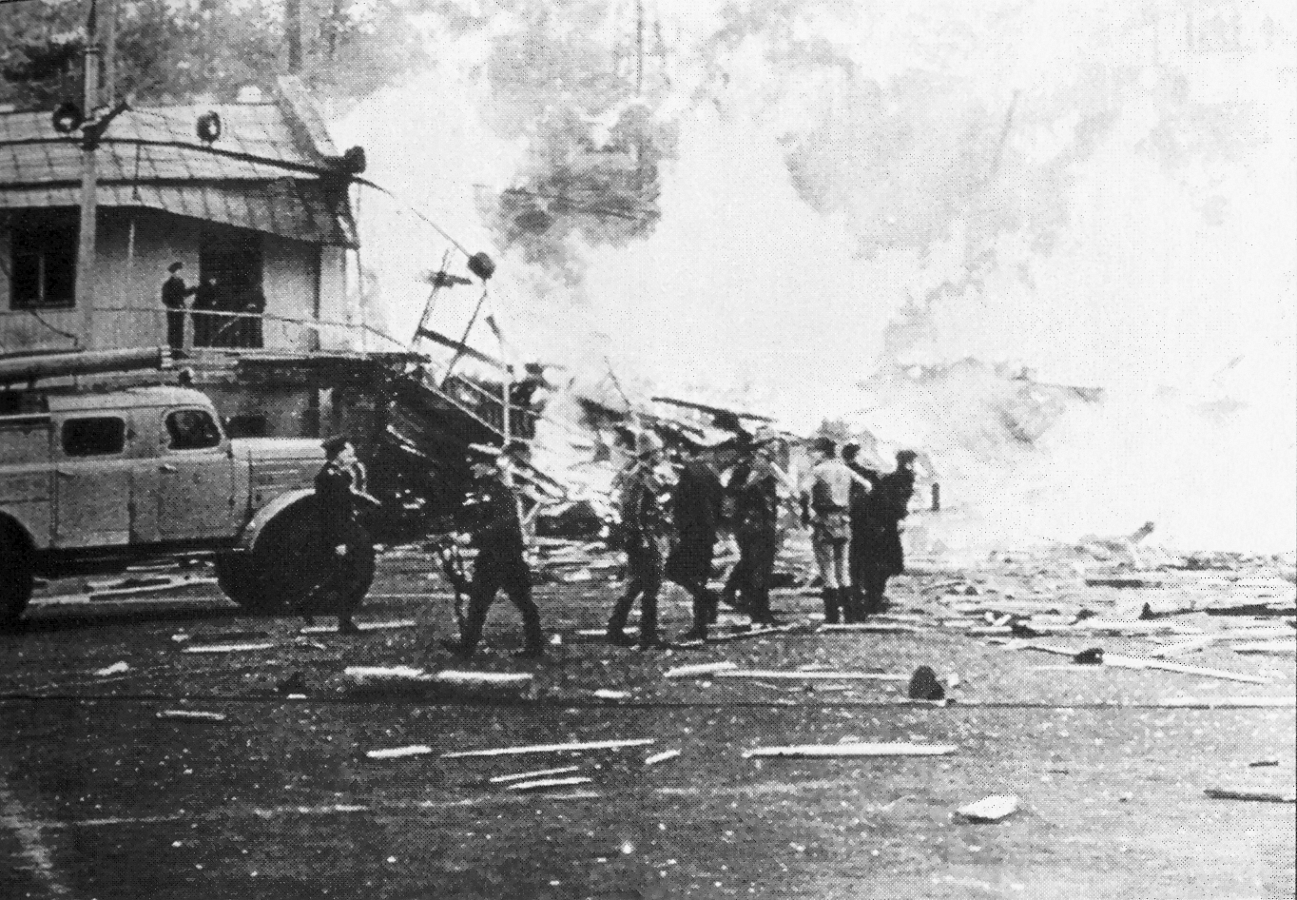 Последствия взрыва. 25 мая 1968 г.