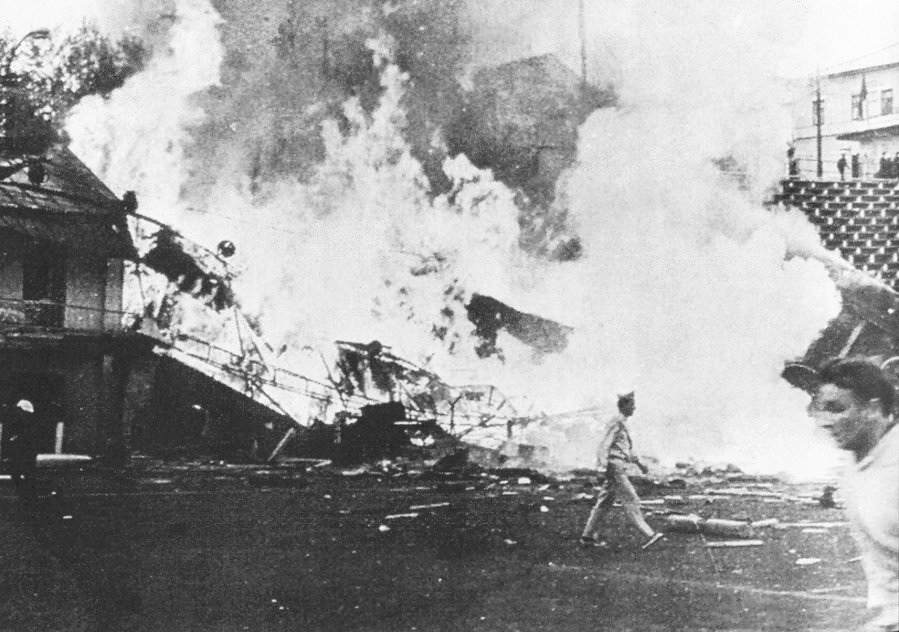 Последствия взрыва. 25 мая 1968 г.