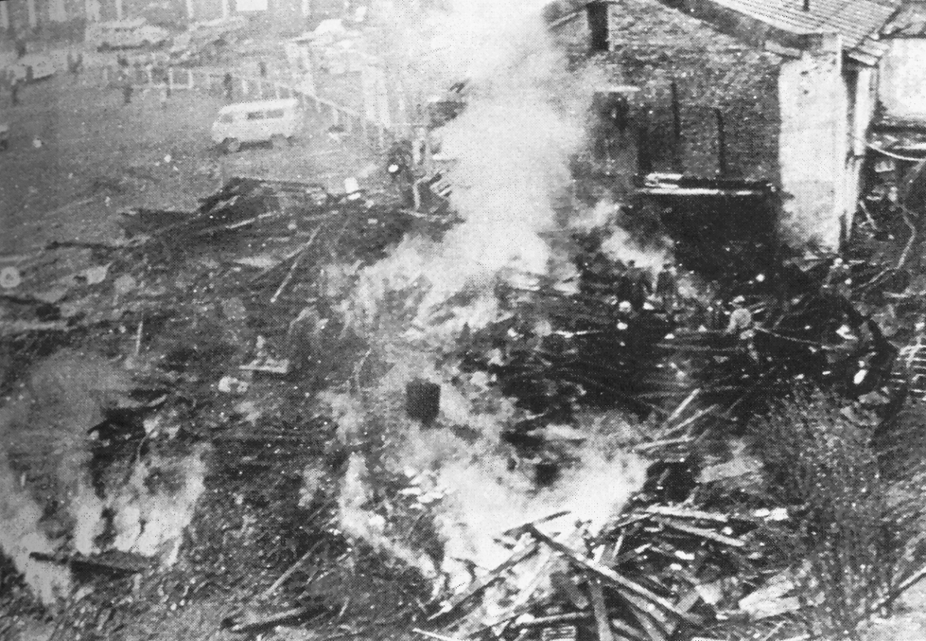 Последствия взрыва. 25 мая 1968 г.